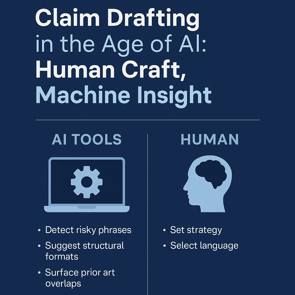 AI won’t replace patent attorneys—but it’s reshaping how claims are drafted. This post explores how smart IP teams use AI for risk detection, structural insight, and faster, stronger claim development.